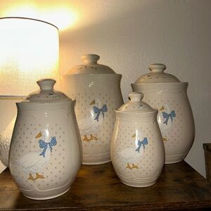 Vintage Duck Ceramic Canister Set